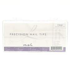 NSI - Precision Nail Tips - Clear Square - 10...