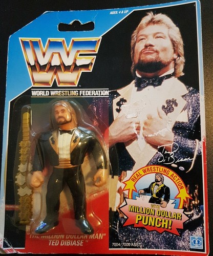 WWF Hasbro Moc The Million Dollar Man Ted Dibiase ...