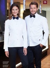 Kochjacke Herren Damen Langarm Kurzarm schwarz wei&szlig; raven Service Gastro B&auml;cker