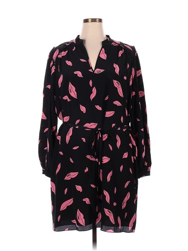 Robe Chemisier En Cuir Diane Von Furstenberg - Taille 12, Noire, Neuve Avec étiquettes (origine $1300)