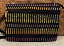 Danny K Beverly Hills Multicolored Tapestry Crossbody Shoulder Bag Purse