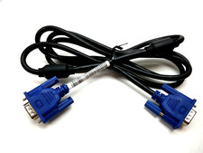5FT 15 PIN BLUE SVGA VGA ADAPTER Monitor M/M Male To Male Cable CORD FOR PC TV