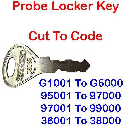 Replacement Probe L&F Lowe Fletcher Locker Lock Key Cut To Code - Afbeelding 1 van 1