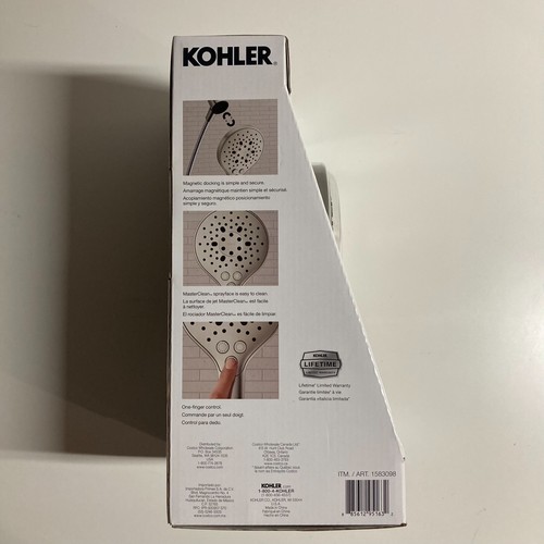 Kohler Prosecco Multifunction Shower Head, Brushed Nickel, R28719GBN