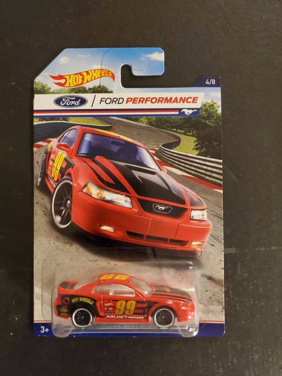 2016 Hot Wheels Ford Performance #4/8, '99 Mustang, Red, Walmart