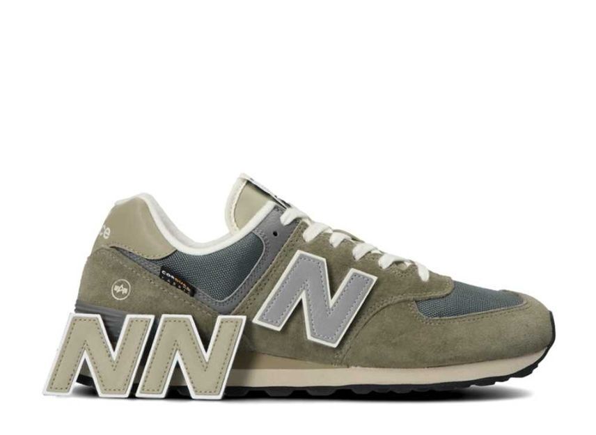 US 8 ALPHA INDUSTRIES New Balance 574  Gray  26cm ML574AI2