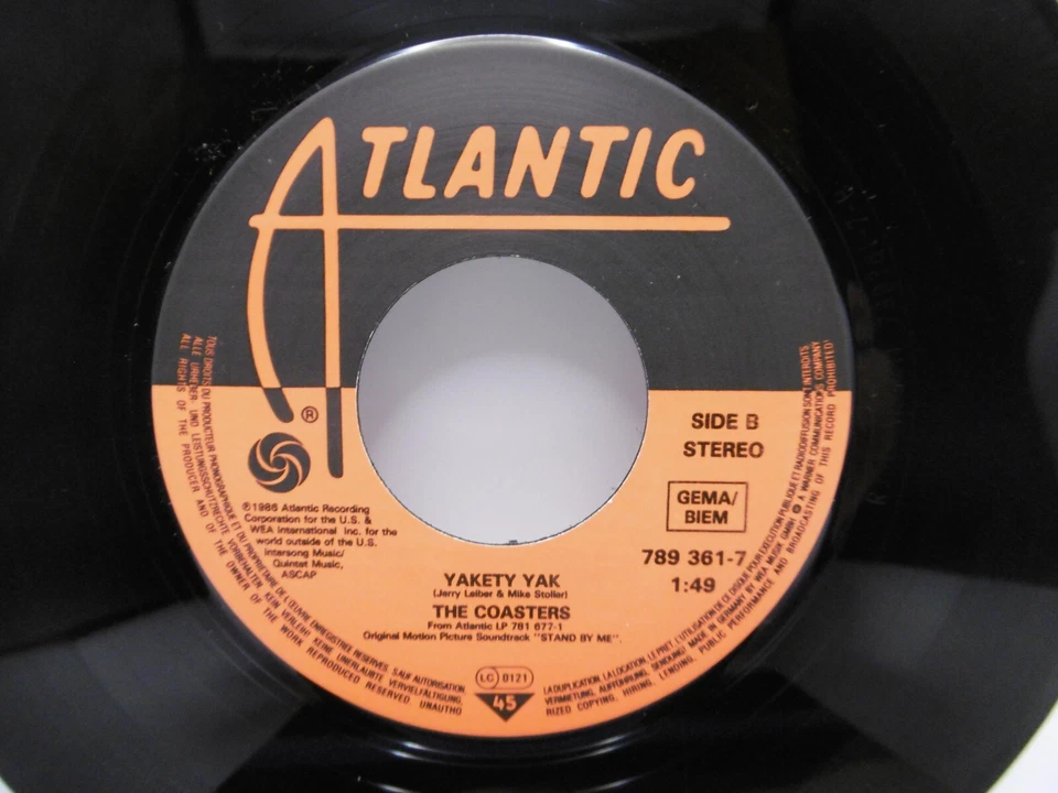 Ben E. King, Stand by Me, Coasters Yakety Yak, OST Stephen King German 7" 1986 - Bild 4 von 4