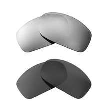 Walleva Titanium  Black Polarized Lenses For Maui Jim Peahi Sunglasses