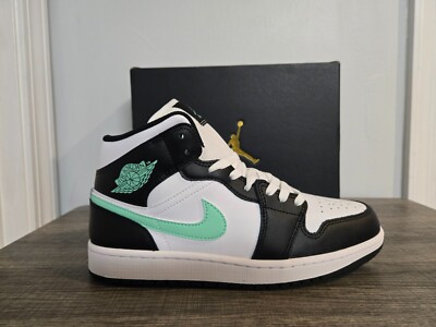 Air Jordan 1 Mid green glow. Sz 11 s-l400.jpg main image 2