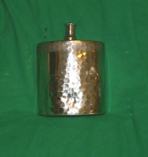 VINTAGE AHS MARTELLATO LATTA METAL 15 oz FLASK HIP ZONA OCCUPATA USA GERMANIA OVEST SECONDA GUERRA MONDIALE PAPÀ - Foto 5 di 9