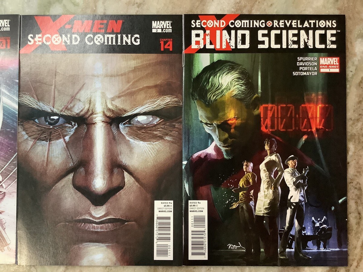 X-Men Second Coming 1-2 & One Shot Blind Science Marvel 2010 Comic