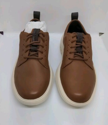 New Cole Haan Men's ZeroGrand WFA Plain Toe Oxfords - British Tan