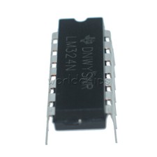 20pcs LM324N LM324 DIP-14 TI Low Power Quad Op-Amp IC NEW