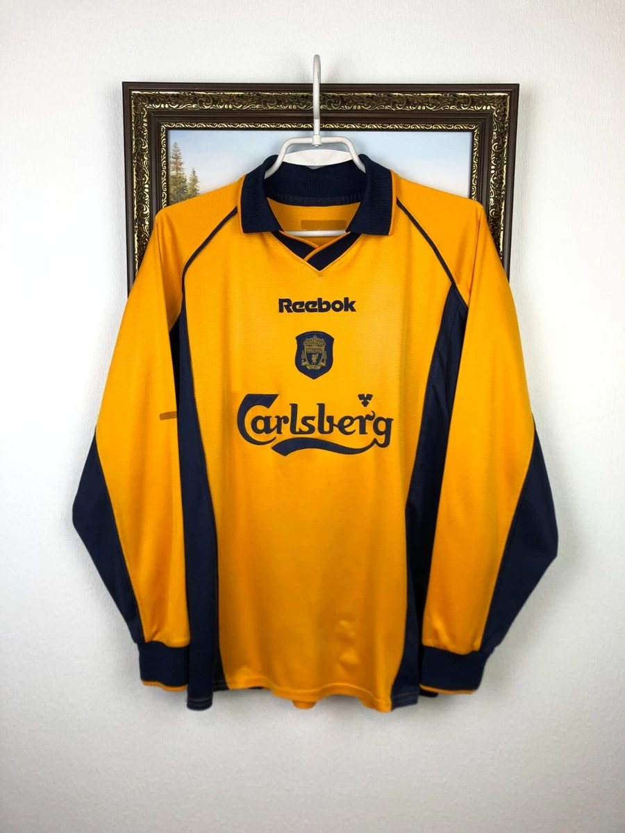 Reebok Liverpool Yellow International Club Soccer Fan Apparel and