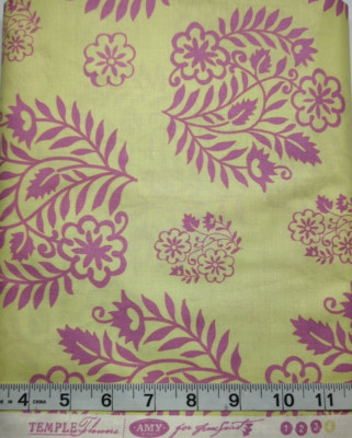 Temple Flowers BTY Amy Butler Free Spirit Cotton Sew Quilt Craft Fabric