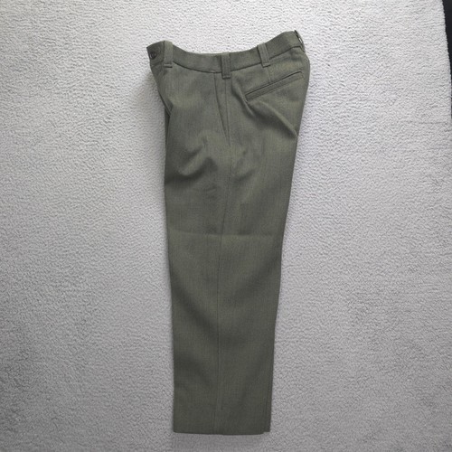 Pantalones de Lana CC Filson Para Hombre 32x23 100% Lana Virgen Pantalones Verde Ejército Oliva Drycl - Imagen 12 de 13