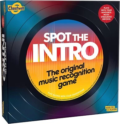 CHEATWELL GAMES Spot The Intro Game Play Along With Your Smartphone Music Recognition Cheatwell