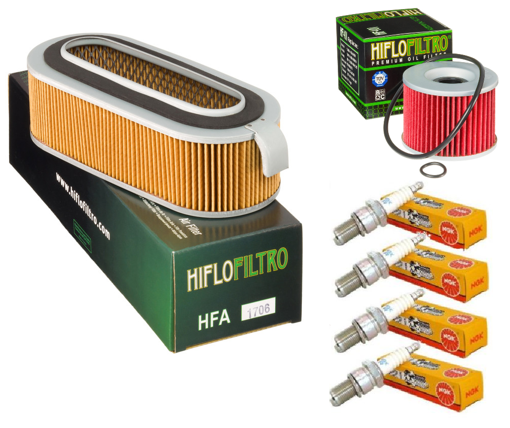 Pack Révision Filtre Huile Air Bougie Pour Honda VFR 800 /F / ABS (2003-2013) - Kit Entretien Moto