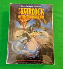 The Warlock of Firetop Mountain Boardgame ***100% COMPLETE!*** Games Workshop #7