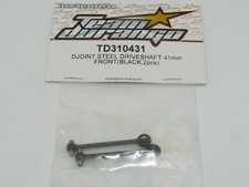 Team Durango DJoint Albero di trasmissione in acciaio 41 mm/anteriore (nero/2 pezzi) - TD310431