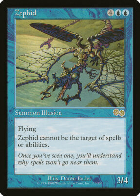 TOP & KULT  Zephid  - URZA's SAGA -  englisch  (good +)  ** Rare **  Shroud