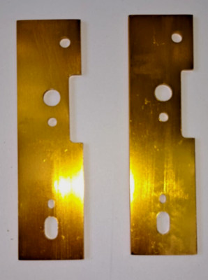 Für Vorverstärker Seitenteile gold ornament  Pioneer C90