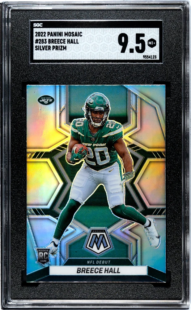 Breece Hall Panini Mosaic Draft Picks #87 Silver Prizm