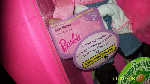 BOXED CABBAGE PATCH KIDS DOLL BARBIE E-DOPTION KIDS - Picture 3 of 3