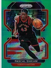 2021-22 Panini Prizm Green Prizm Card #174 Pascal Siakam 