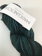 Madelinetosh Sock Fjord Hand Dyed Yarn Verigated Fingering Superwash Merino