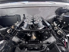 Chevy Gm Ls1 Downdraft Efi Stack Intake Manifold System Complete Black