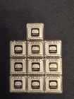 10---1 gram Geiger Silver Bar .999 Fine Original Square Series