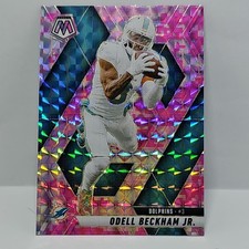 2025 Mosaic Prizm pink camo Odell Beckham Jr. #189 Miami Dolphins Football