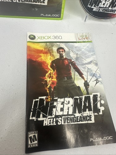 Infernal: Hell's Vengeance (Microsoft Xbox 360, 2009) With Manual, Complete - Picture 2 of 6