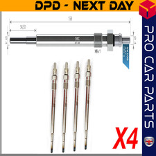 4X GLOW PLUG fits ALFA ROMEO BRERA GIULIETTA SPIDER 1.6-2.0 JTDM 0 100 226 034
