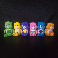 Basic Fun Care Bears Plush Lot of 6 Multicolor Small 6-14 in Bears 2020
