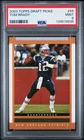 2003 TOPPS DRAFT PICKS & PROSPECTS #55 TOM BRADY PSA 9