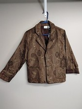Chico's Women's Paisley Jacket Size 1