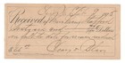 #A1554 Erie, Pennsylvania 1925 Mrs. Mary Stafford $66.00 Receipt Cray & Blass — photo 1