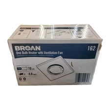 Broan Nu-Tone 162 Bathroom Ceiling Heater Fan Infrared Lamp Brand New Never Used
