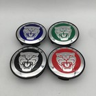 4 X GENUINE JAGUAR 58mm X S Type E F I Pace XK XF XE XJ BLACK WHEEL CENTRE CAP