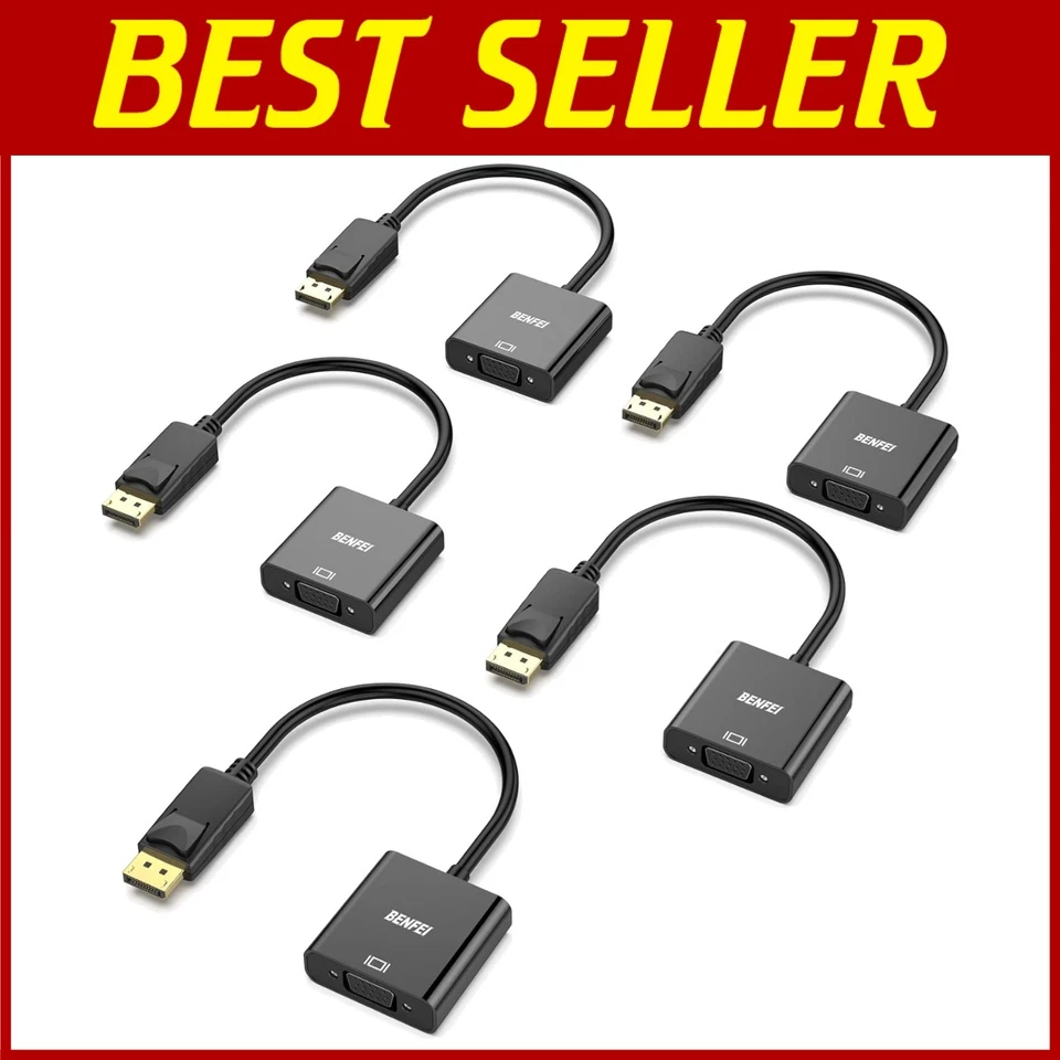 Einfach zu bedienender DisplayPort-auf-VGA-Anschluss