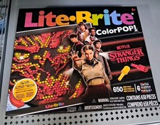NETFLIX Stranger Things Lite-Brite Season 5 ColorPop 650 Pegs NEW IN HAND SEALED