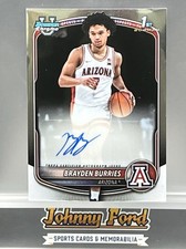 Brayden Burries 2025 Bowman Chrome 1st Prospect Auto #CPA-BB Arizona