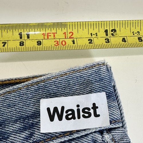 Levi’s 501 Student Shorts Unisex 27 (Actual 26) Blue Denim Cut Offs Made in USA - Picture 6 of 10