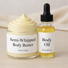 Organic Semi-Whipped Body Butter & Body Oil |...