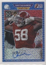 2021 Leaf Pro Set Metal 1989 Blue Mojo 10/30 Christian Barmore #PA-CB1 Auto 1c9