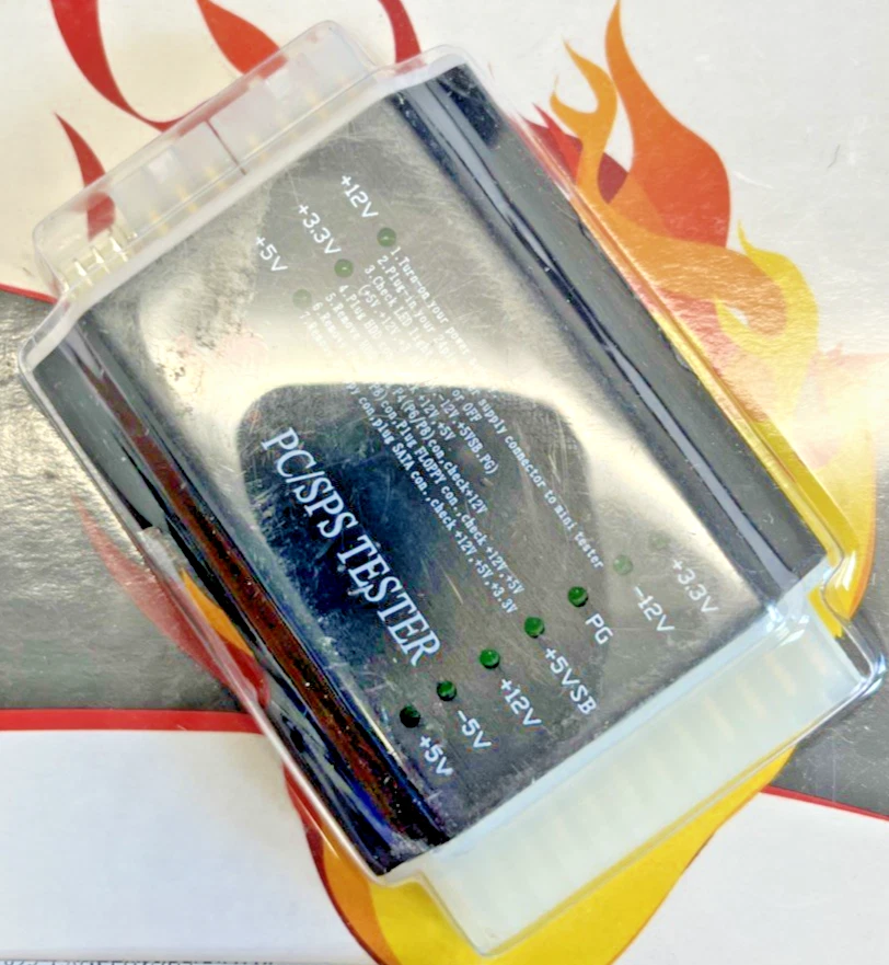 Coolmax 24 pin power supply tester PS-124 PC/SPS Tester NEW IN BOX - Image 2 of 3