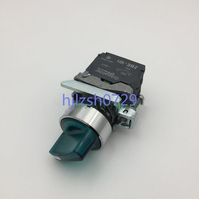 1pc used 100% tested Green Two-speed selector switch XB4BK123M5 230V *hu