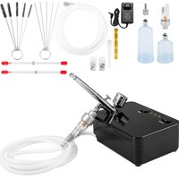 Mini Airbrush Set Kompressor Double Action SprüHpistole Lackierpistole